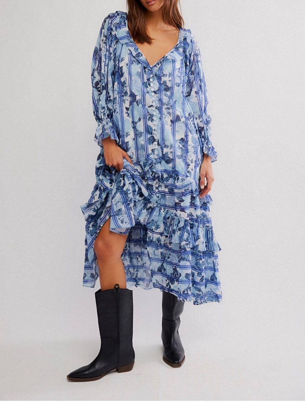 Free People Gardens Wonders Maxi Dress - Picture 2 of 8